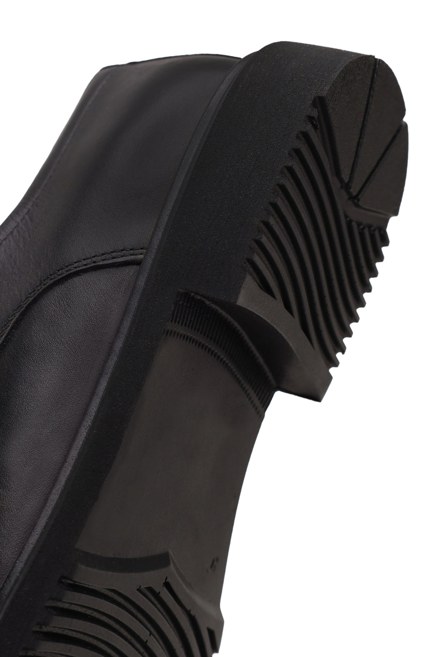 Male Black Lace-up Leather Casual Shoes