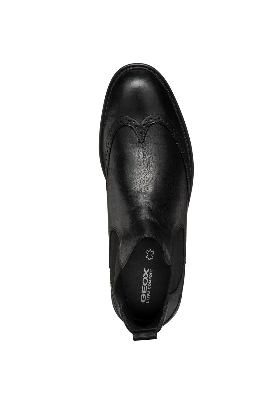 Geox Men's Black Walk Pleasure C Leather Chelsea Boots