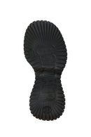 Camper Women's Black Bcn Thick Soled Leather Slippers | Derimod