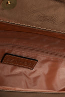Champagne Women's Portfolio with Chain Strap | Derimod