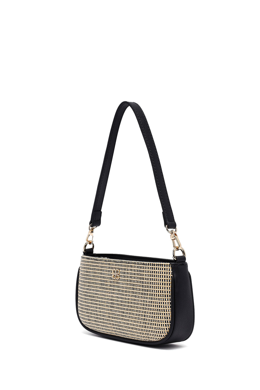 Woman Black Long Strap Shoulder Bag