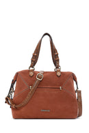 Women's Brown Suede Shoulder Bag | Derimod