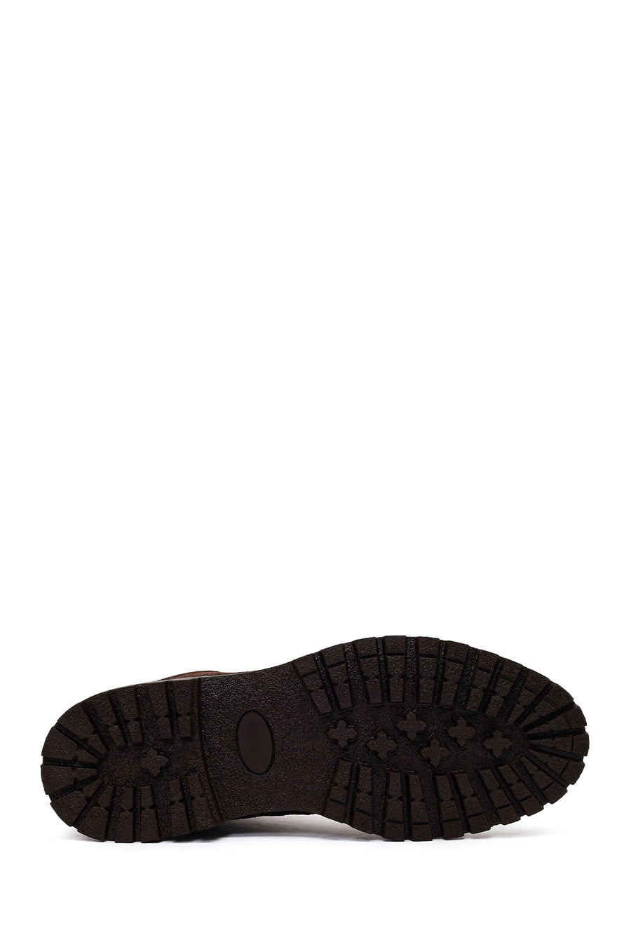 Male Brown Zip Closure Suede Boots