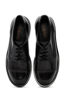 Women's Black Lace-up Leather Classic Shoe | Derimod