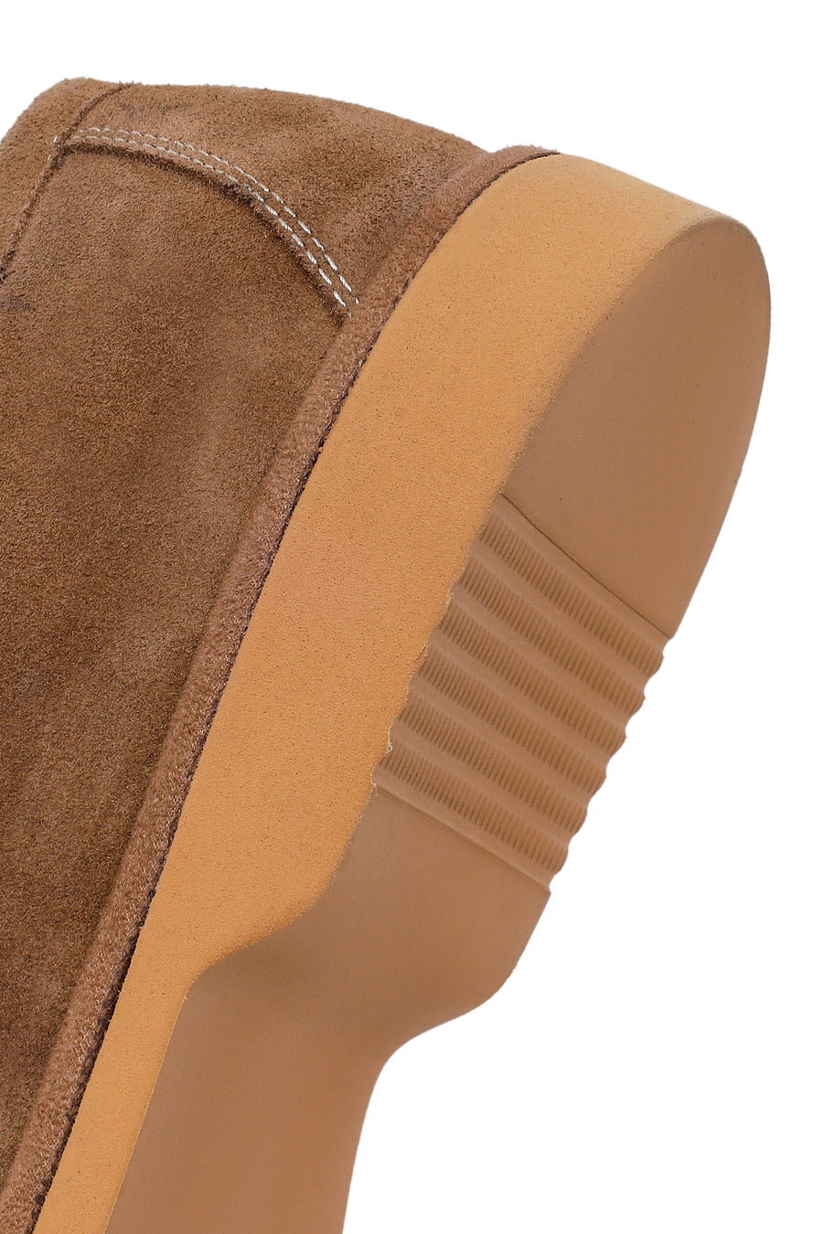 Erkek Vizon Süet Deri Casual Loafer