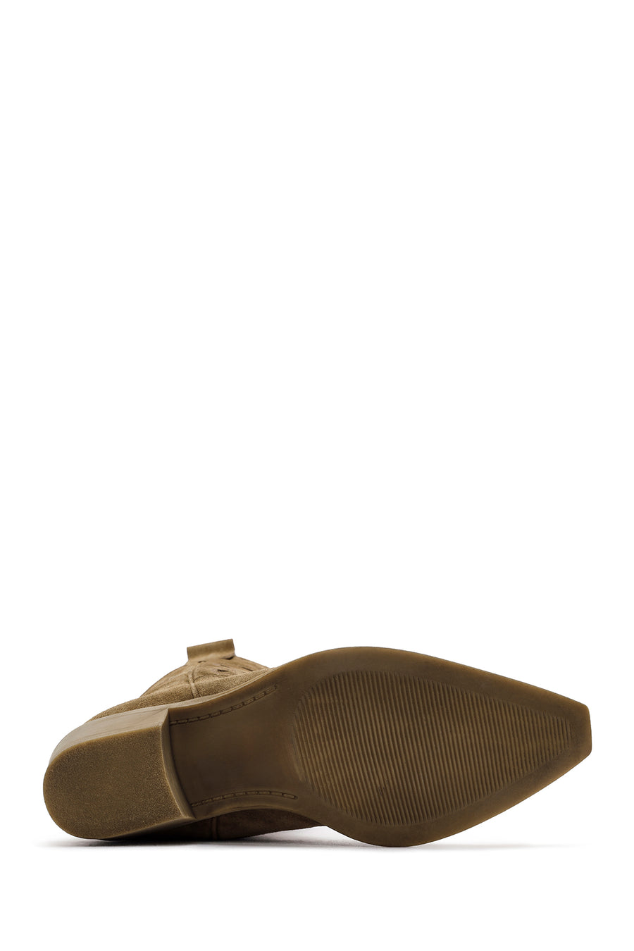 Women's Brown Suede Leather Cowboy Boots