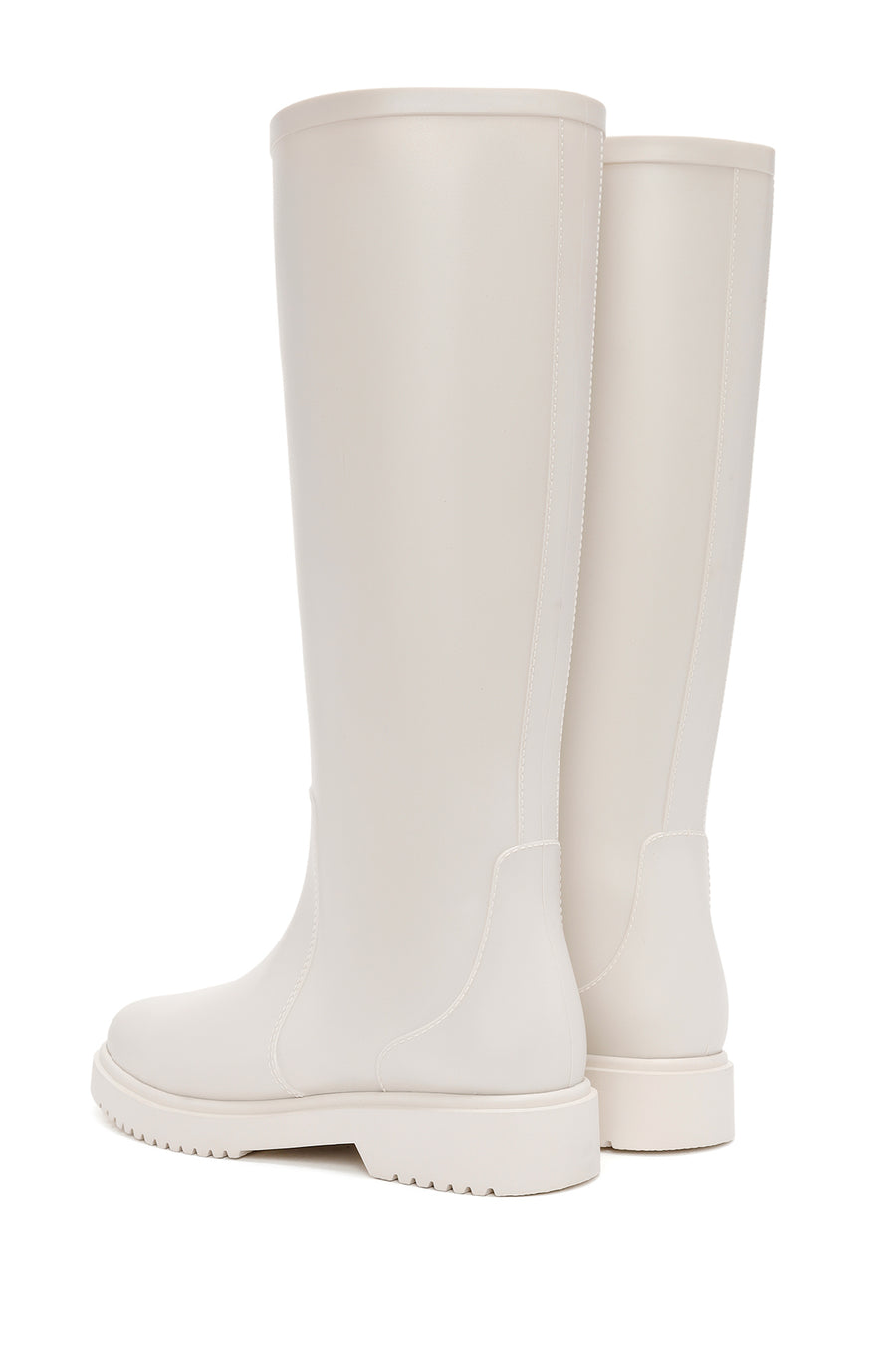 Women's Cream Rain Boots