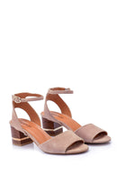 Women's Suede Heeled Shoes | Derimod