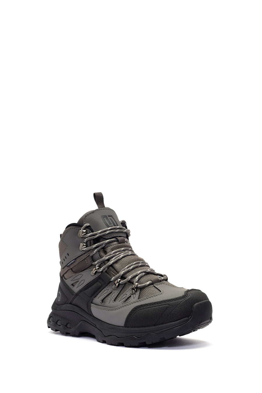 Derimod Dry Men's Grey Laced Waterproof Outdoor Leather Boots