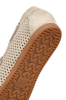 Women's Beige Suede Leather Loafer | Derimod