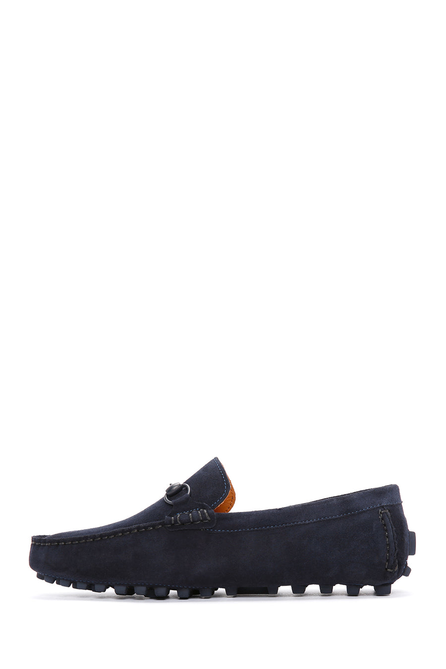 
Men's Navy Blue Suede Leather Loafer
