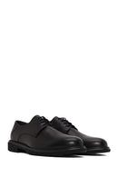 Male Black Lace-up Leather Casual Shoes | Derimod