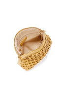 Women's Yellow Long Chain Strap Knitted Crossbody Bag | Derimod