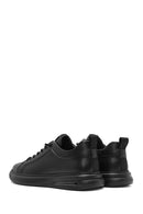 Men's Black Lace-up Leather Sneaker | Derimod