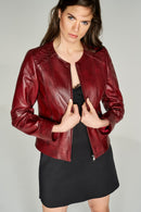 ADELA WOMEN'S LEATHER JACKET | Derimod
