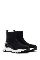 Kadın Siyah Kalın Tabanlı Bilekli Sneaker | Derimod
