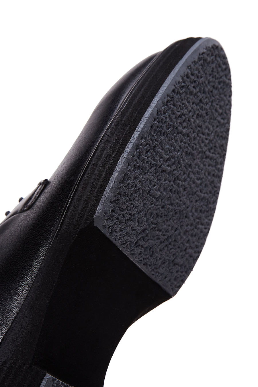 Men's Black Lace-up Leather Casual Shoes