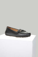 Tokalı Kadın Deri Loafer | Derimod