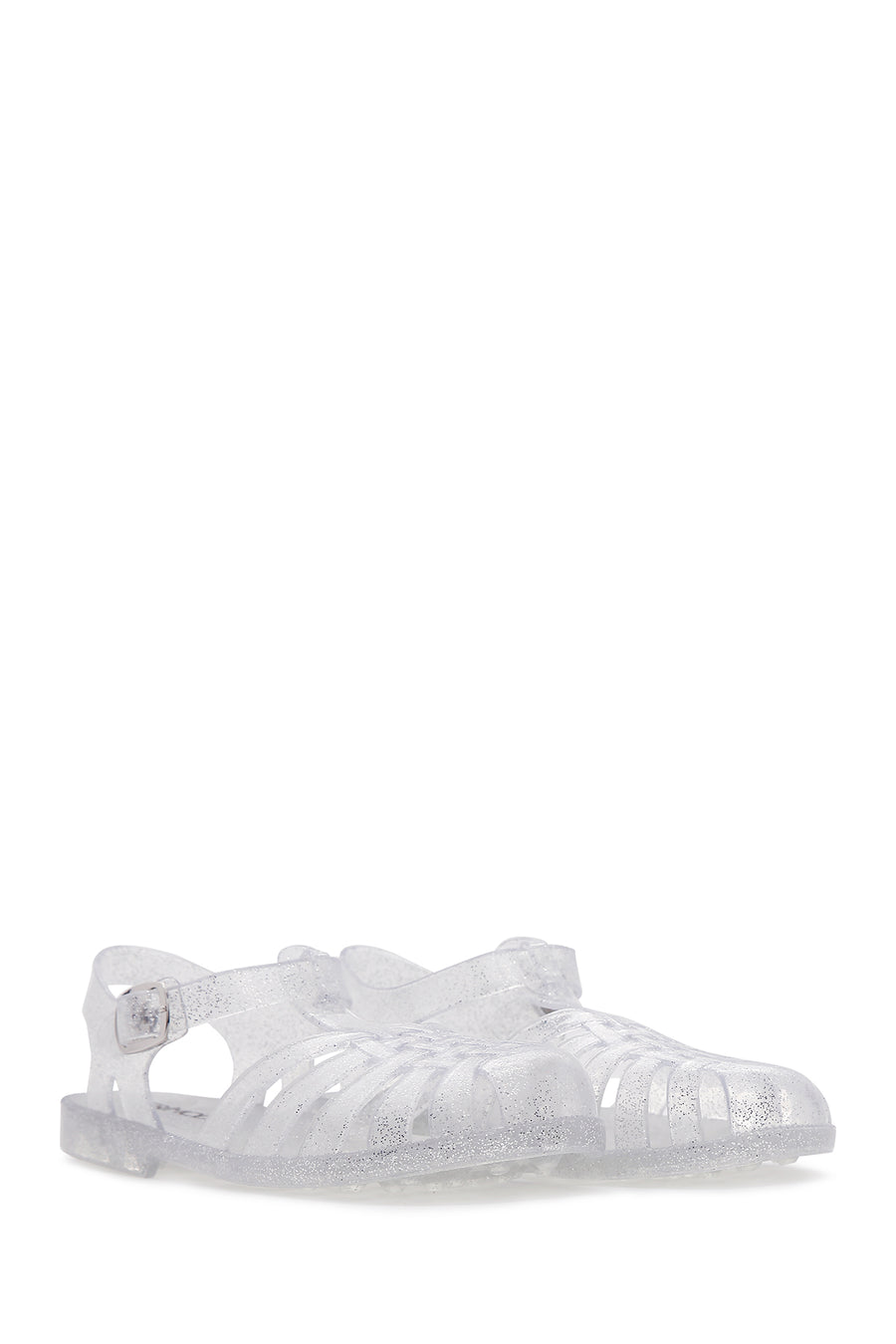 Women's Transparent Ankle Strap Jelly Sandals