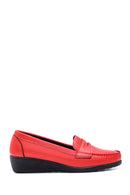 Kadın Kırmızı Dolgu Topuklu Loafer | Derimod