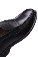 Erkek Siyah Deri Klasik Loafer | Derimod