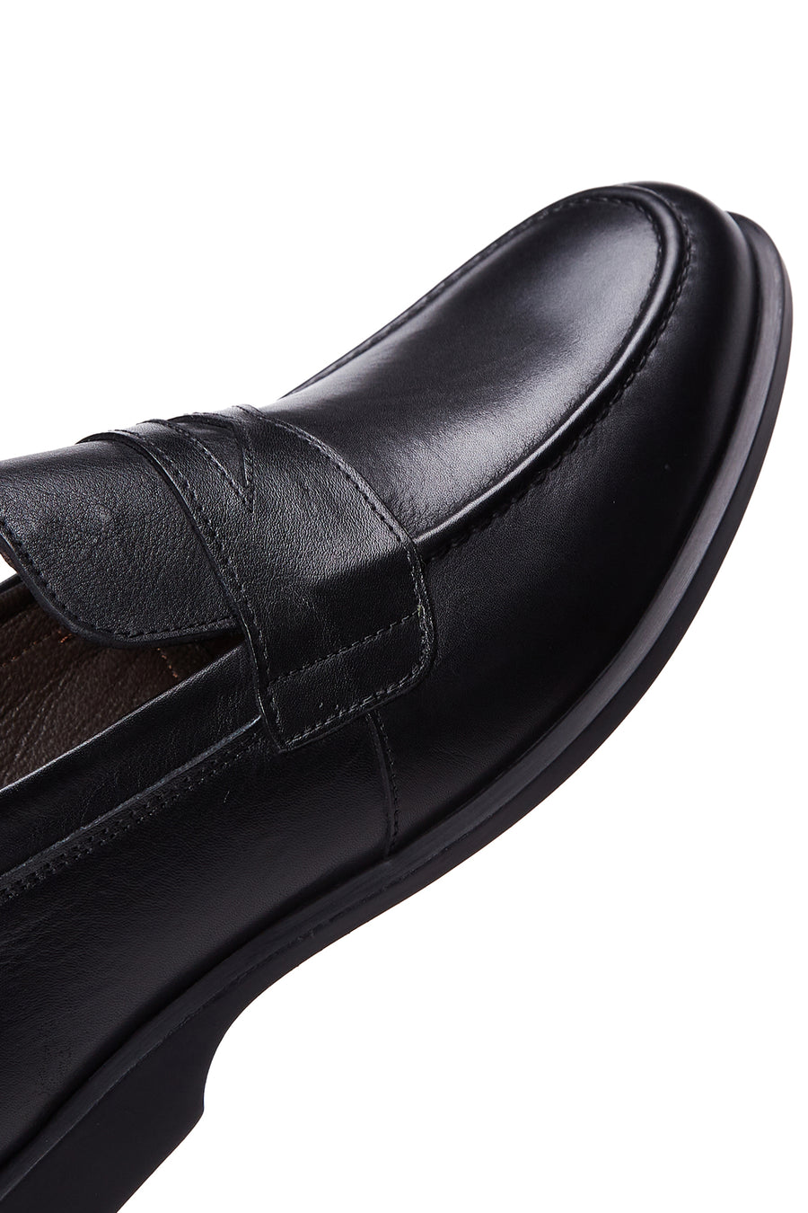 Erkek Siyah Deri Klasik Loafer