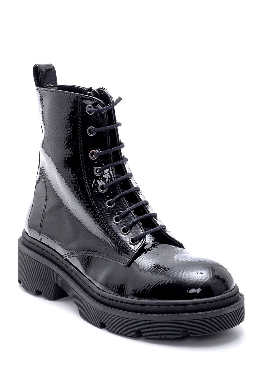 Women's Patent Leather Boots