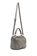 Women's Grey Long Strap Knitted Shoulder Bag | Derimod