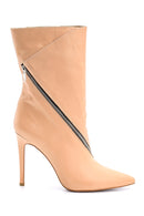 Women's Leather Heeled Boots | Derimod