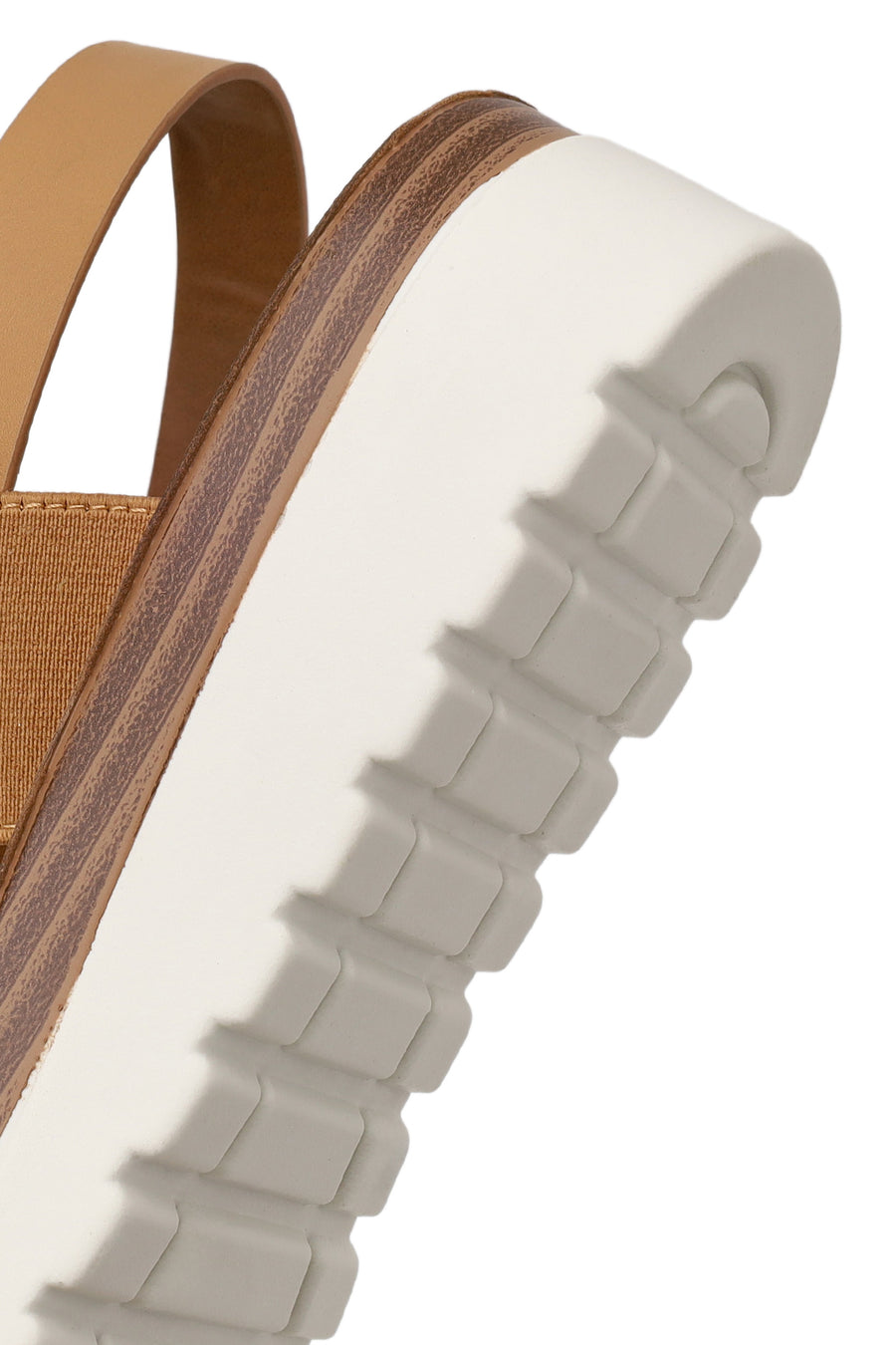 Woman Camel Thick-Soled Sandal