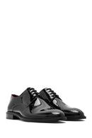 Men's Black Patent Leather Classic Shoes | Derimod