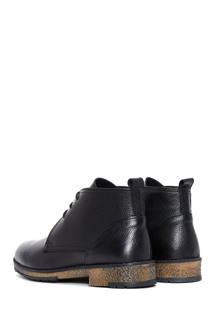 Men's Black Leather Classic Boots