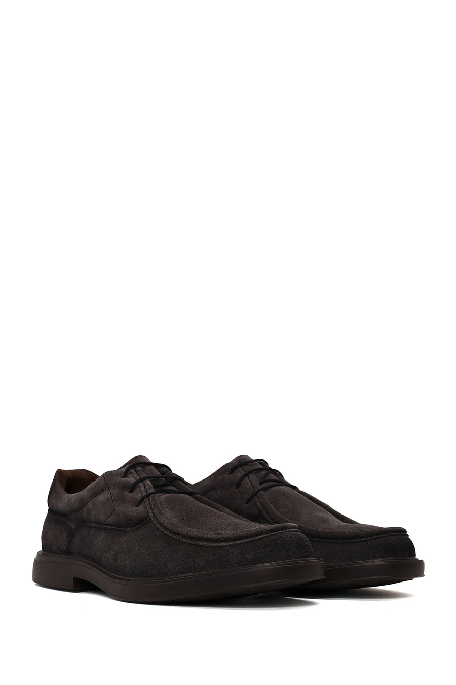 Male Anthracite Lace-up Suede Casual Shoes