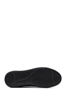 Men's Black Lace Up Leather Sneakers | Derimod
