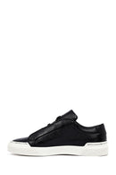 Men's Black Lace Up Leather Sneakers | Derimod