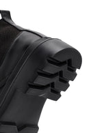 Men's Black Lace-Up Leather Casual Boots | Derimod