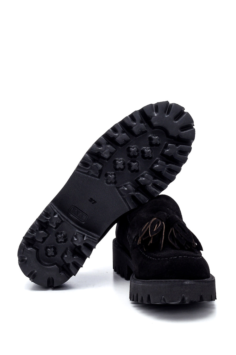 Kadın Deri Süet Loafer