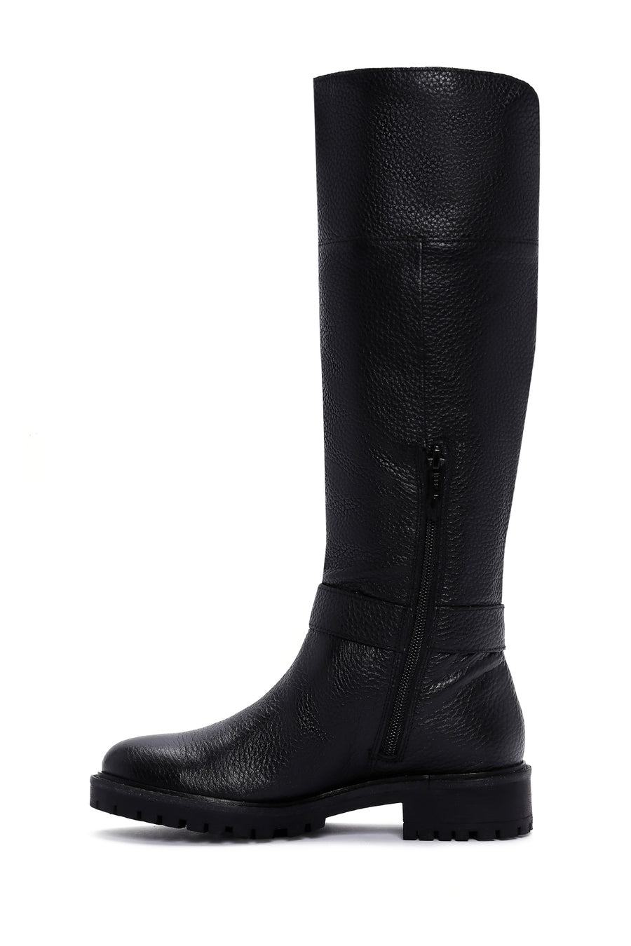 Geox Women's Black Zippered Leather Boots