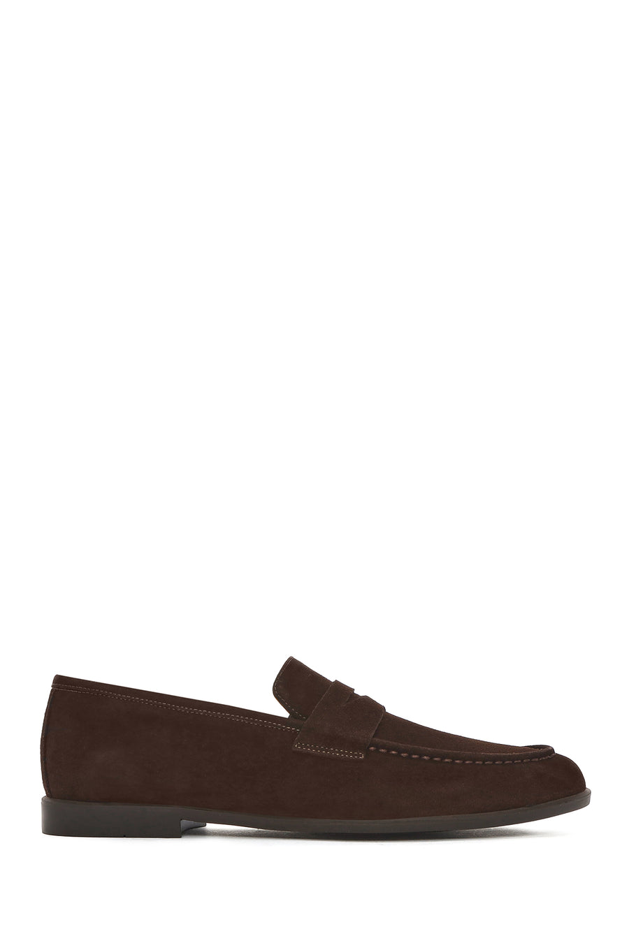 Men's Brown Suede Leather Loafer 26SFD790210 | Derimod