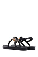 Women's Black Peep Toe Sandals | Derimod