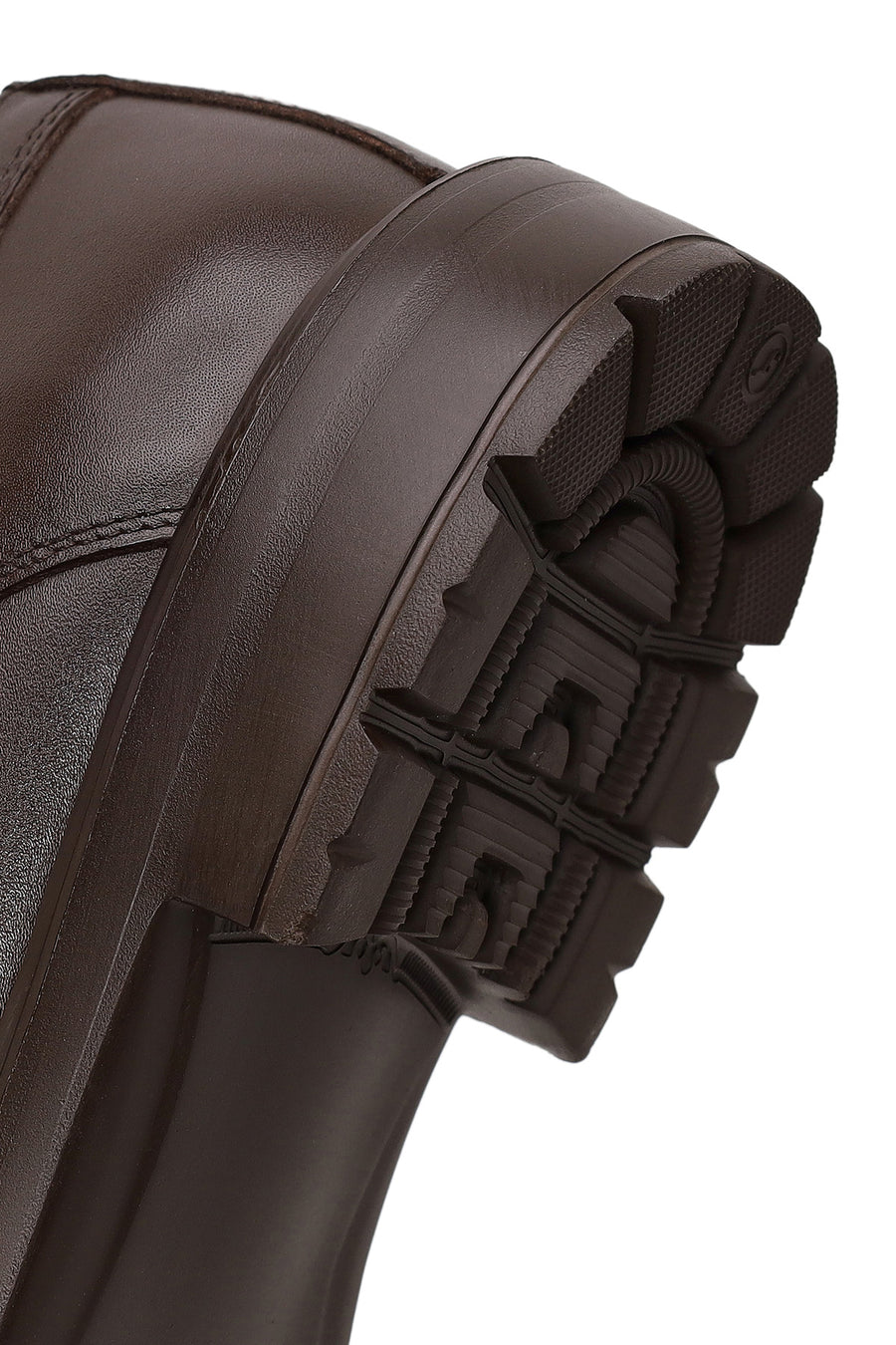 Male Brown Lace-Up Leather Casual Shoes