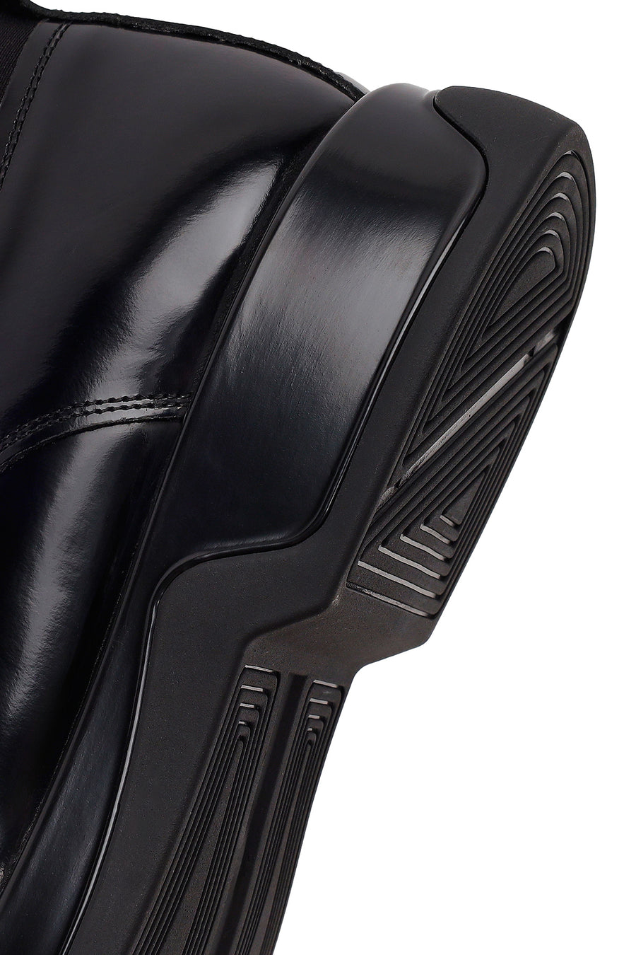 Male Black Lace-up Leather Casual Shoes