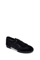 Woman Black Lace-Up Leather Sneaker | Derimod