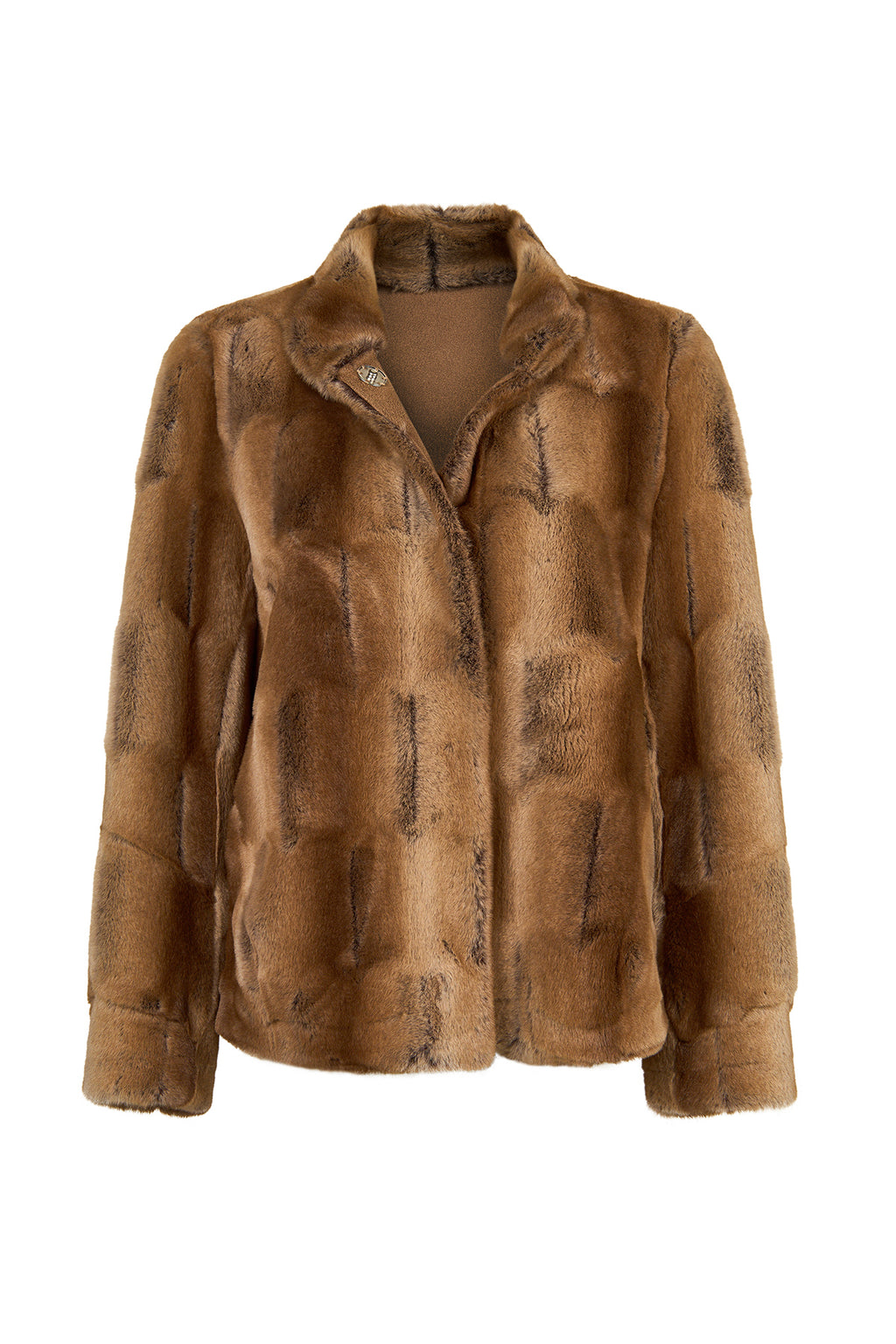 Altabadia Kadın Camel Oversize Teddy Mont