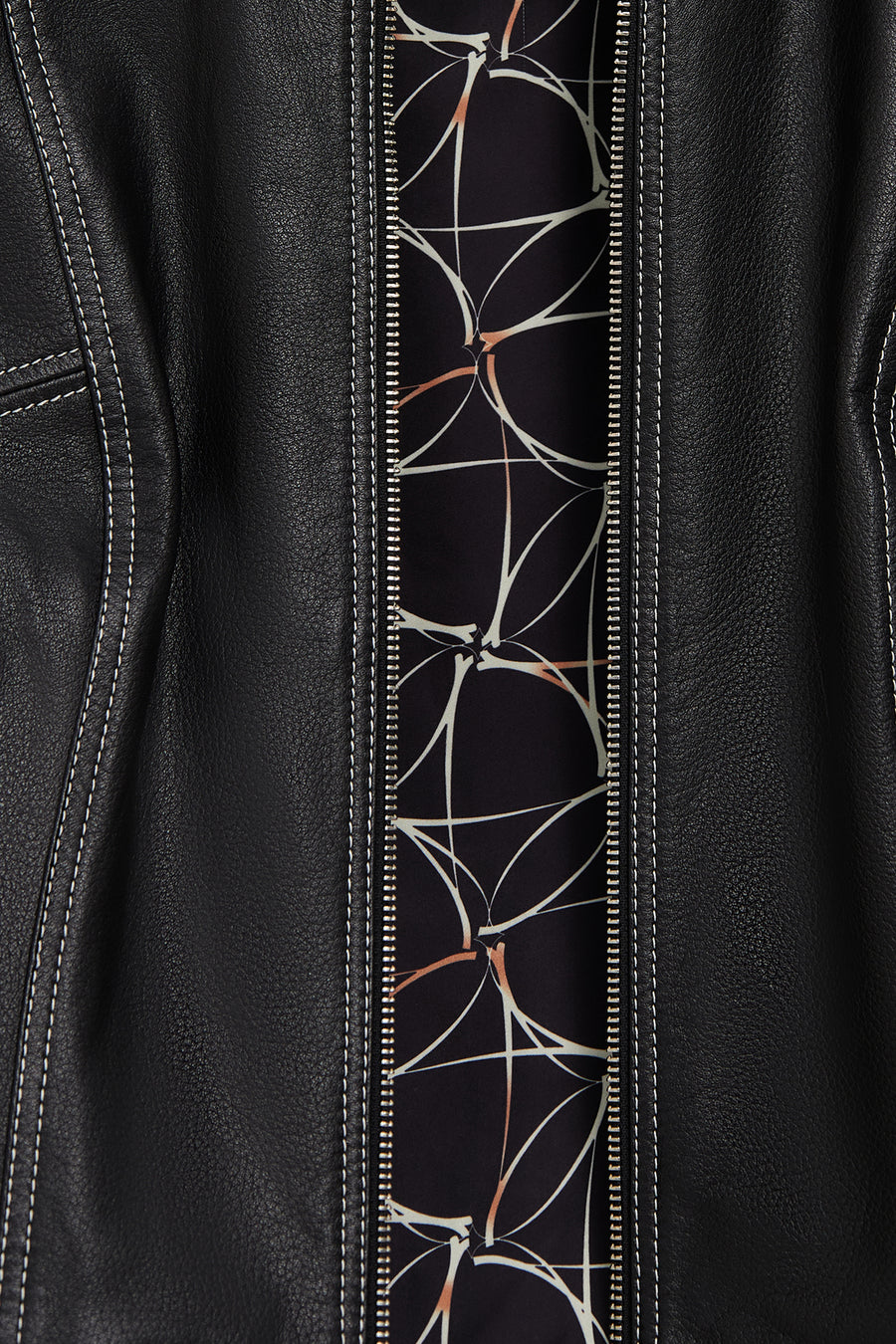 Joy Woman Black Short Leather Jacket