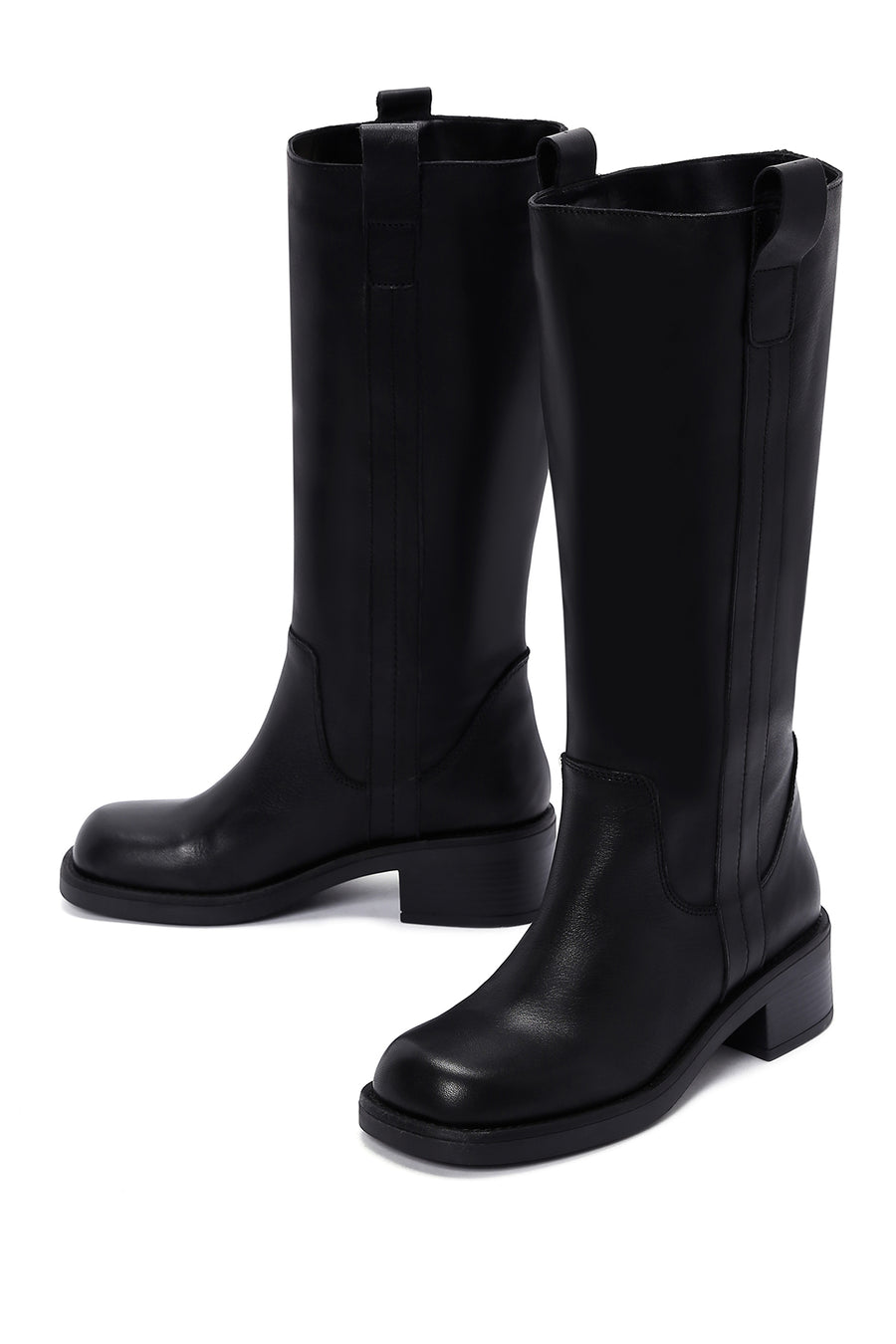 Women's Black Leather Boots