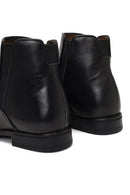 Male Black Leather Chelsea Boots | Derimod