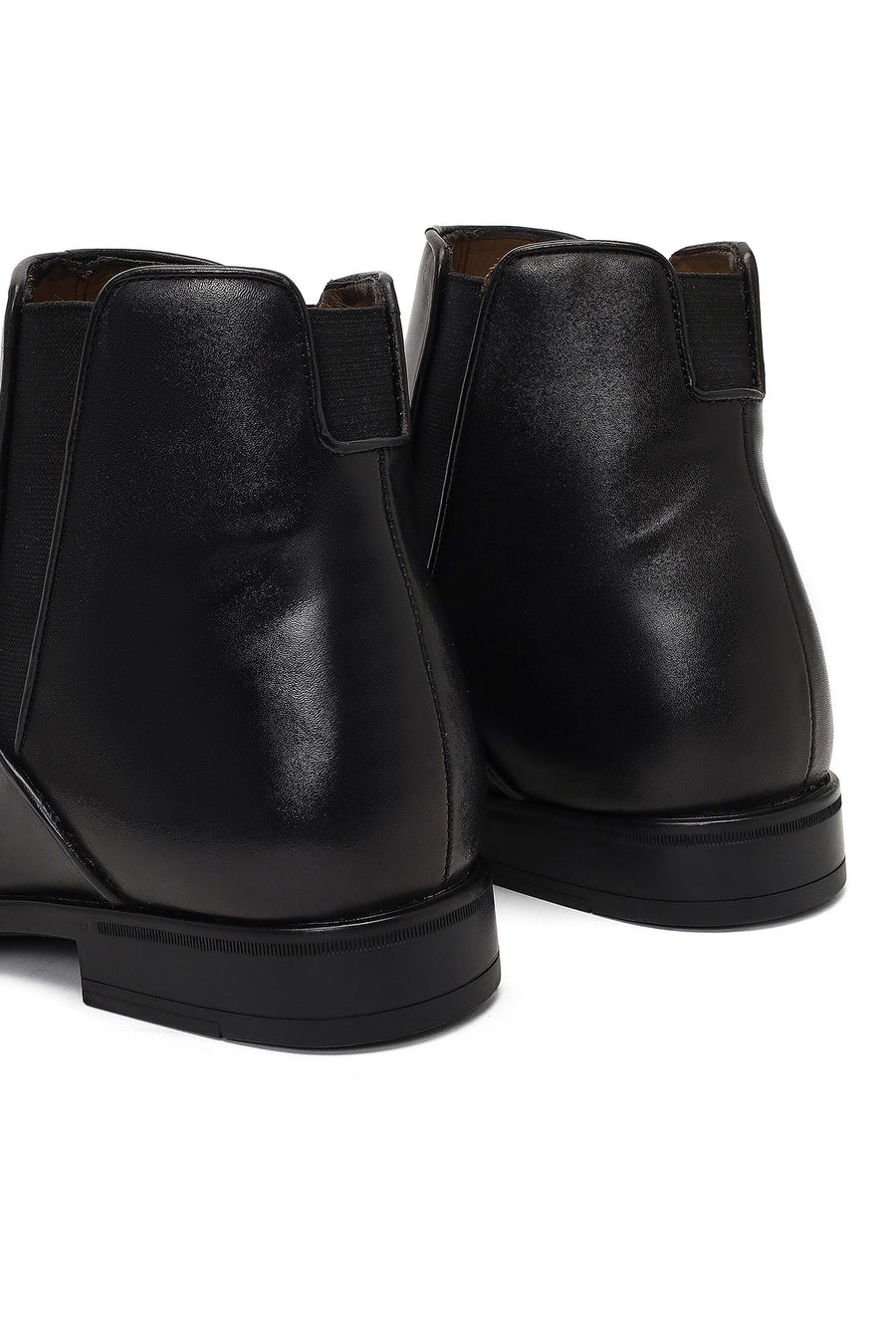 Male Black Leather Chelsea Boots