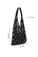 Woman Black Mesh Shoulder Bag | Derimod