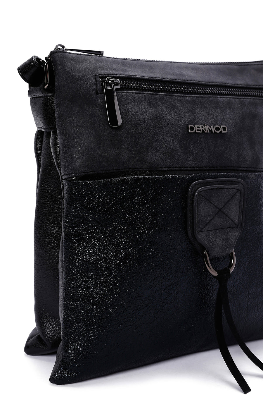 Women's Black Long Strap Crossbody Bag